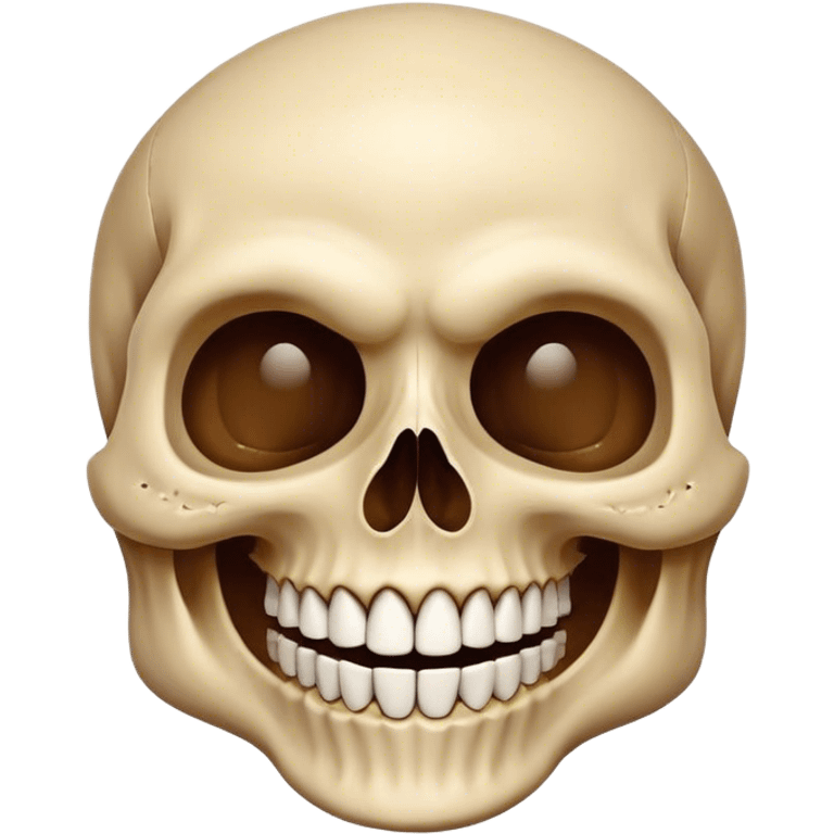 Skull mixed With laughing emoji