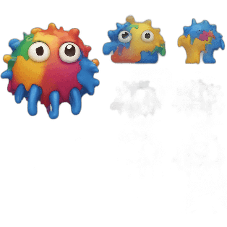 Autism logo colors piezas monster emoji