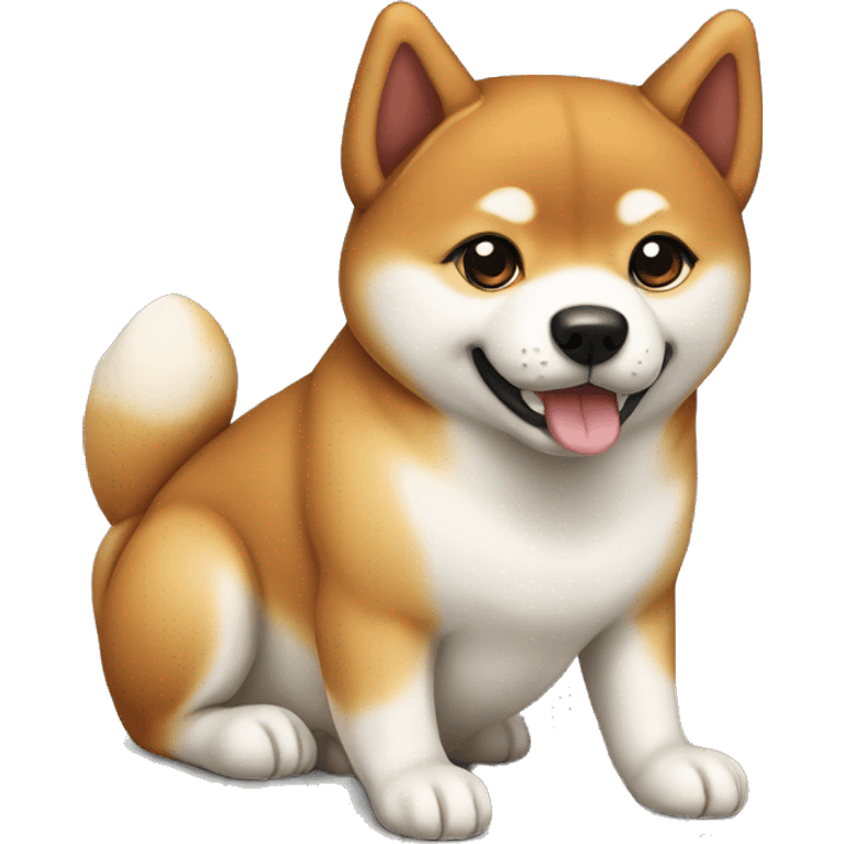 shiba inu sitting emoji