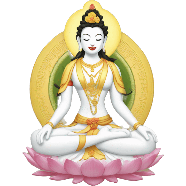 White Tara emoji