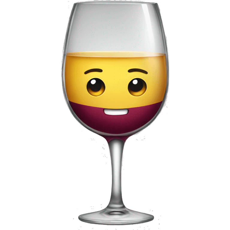 Wineglass emoji