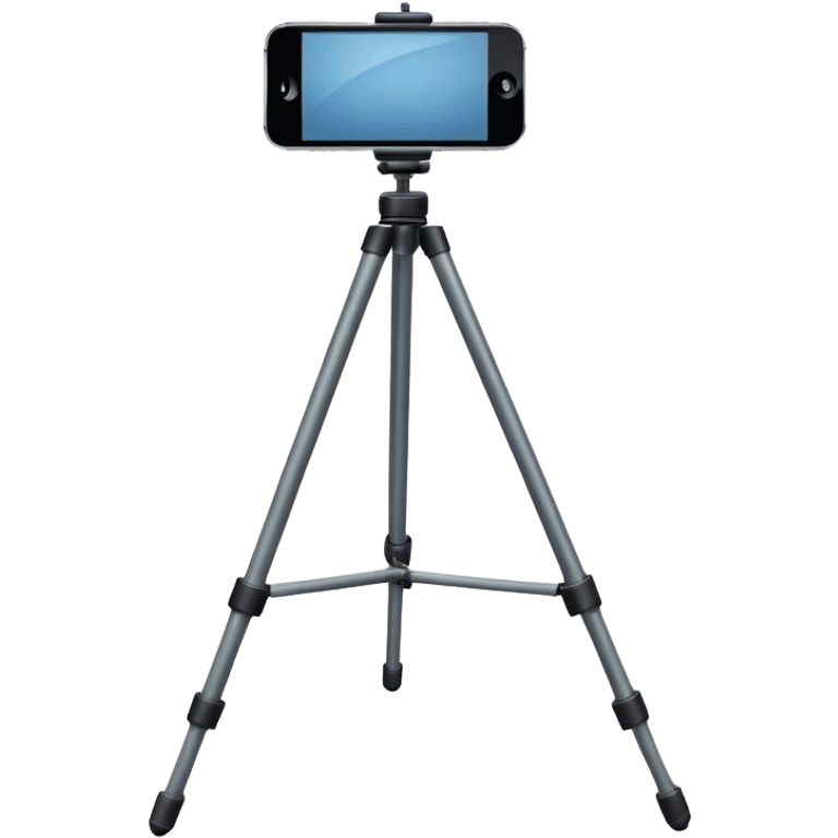 Iphone on tripod emoji