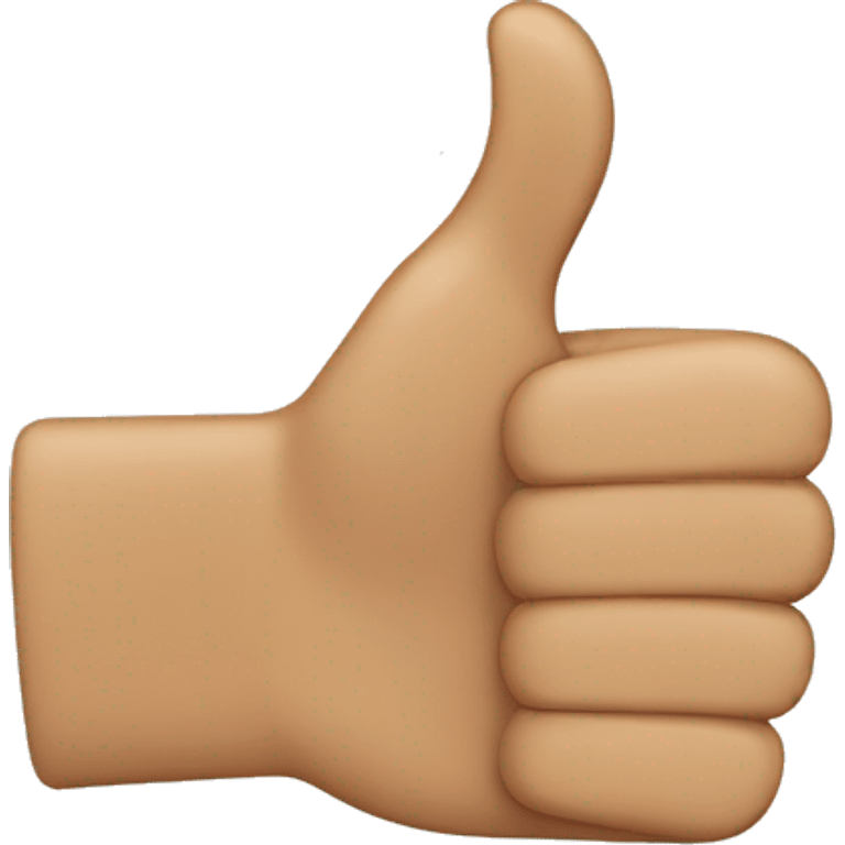 thumbs up with fingers point at the different direction emoji