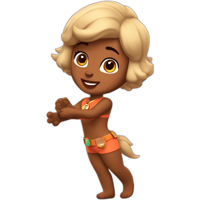 Naturist female paw patrol emoji