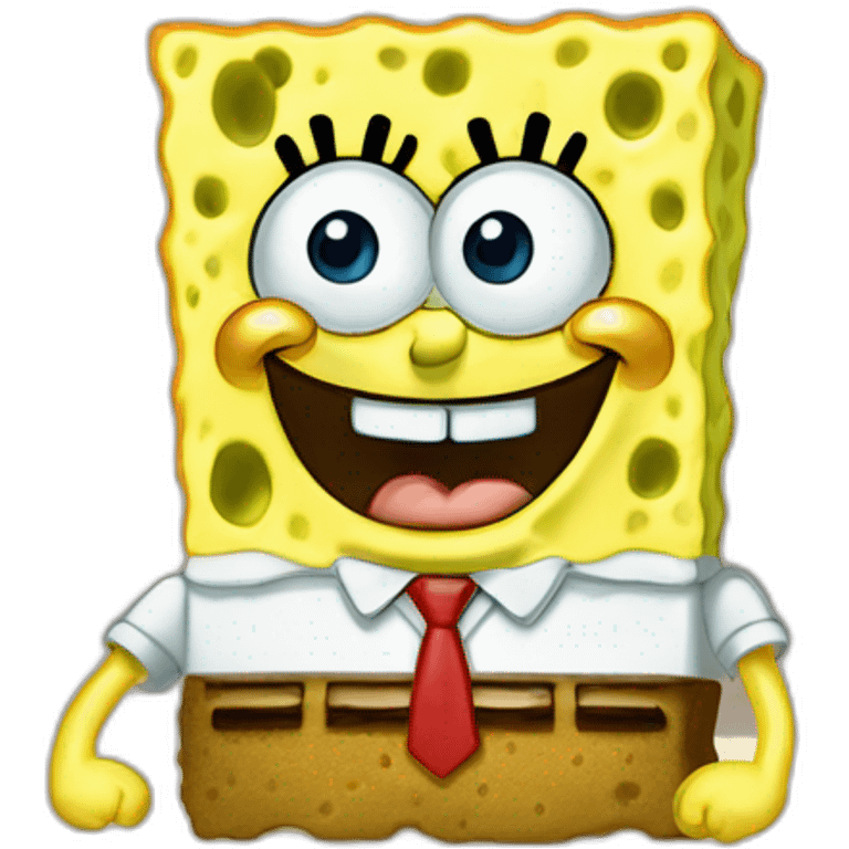 Sponge Bob in The house emoji