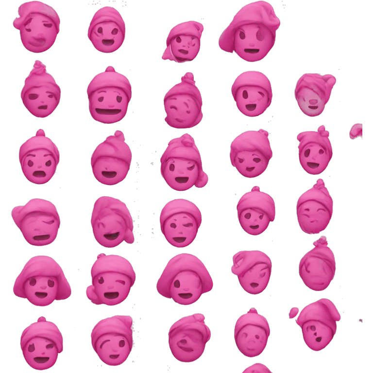 pink christmas emoji