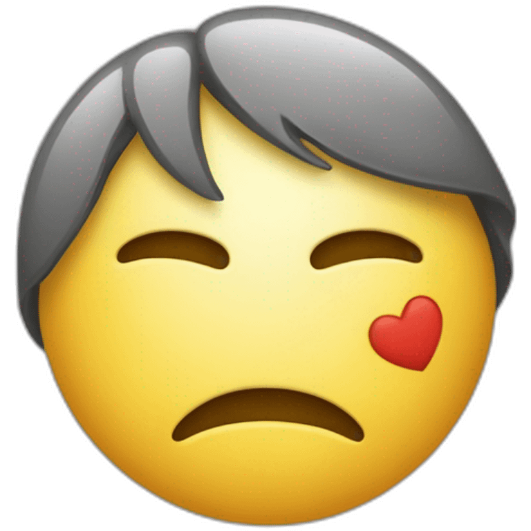 Cœur brisé avec un pansement emoji