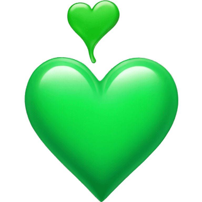 A green heart emoji