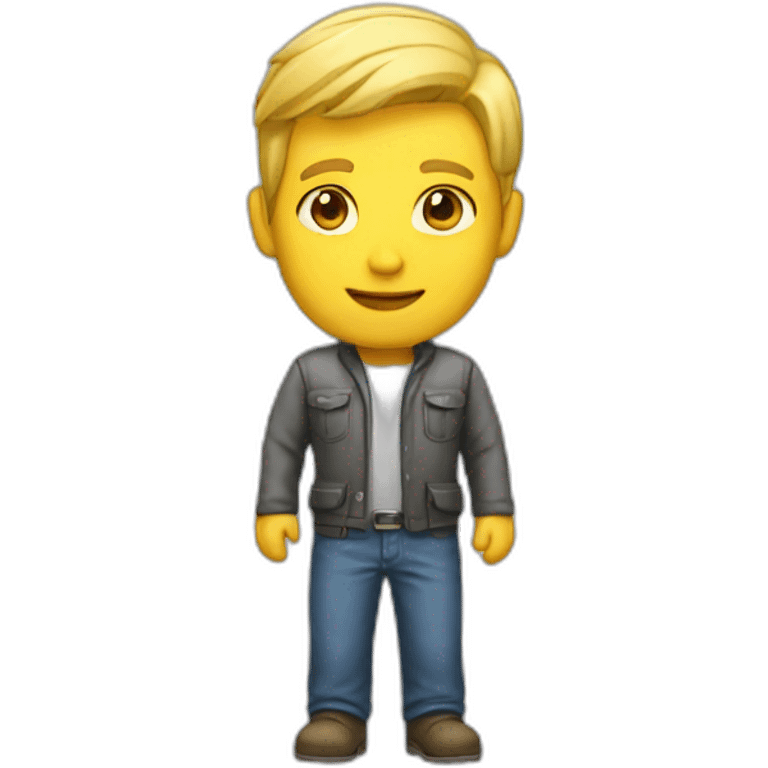 blonde developer male emoji