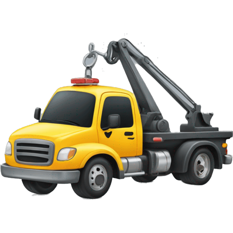 tow truck carrying a car emoji