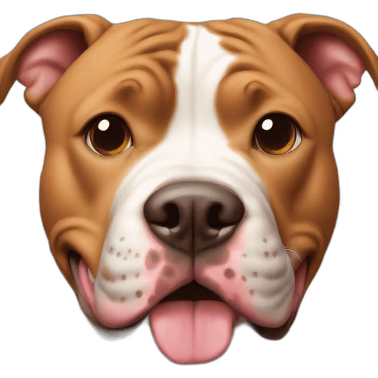 Pit bull dog emoji