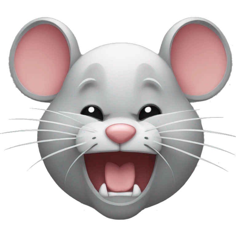 moody and angry mouse  emoji