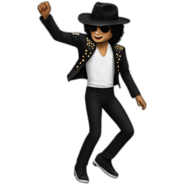 Michael Jackson moonwalk emoji