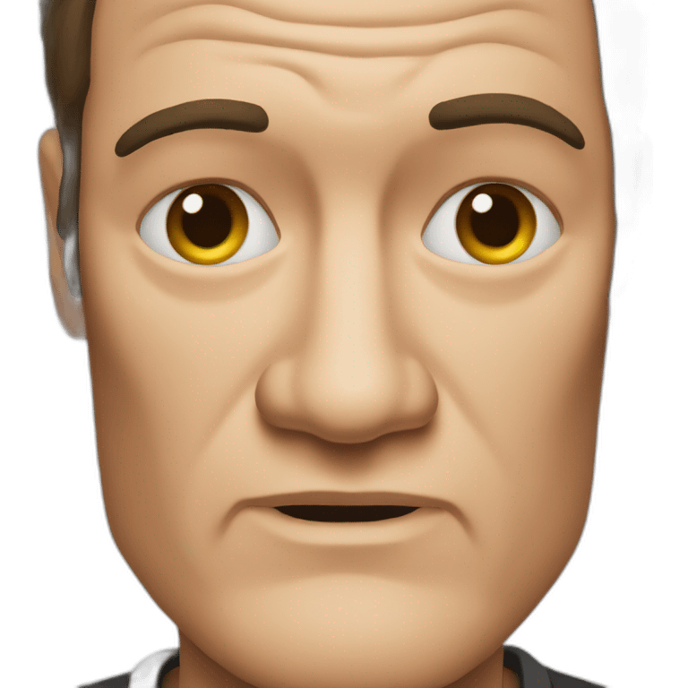 Tarantino face emoji