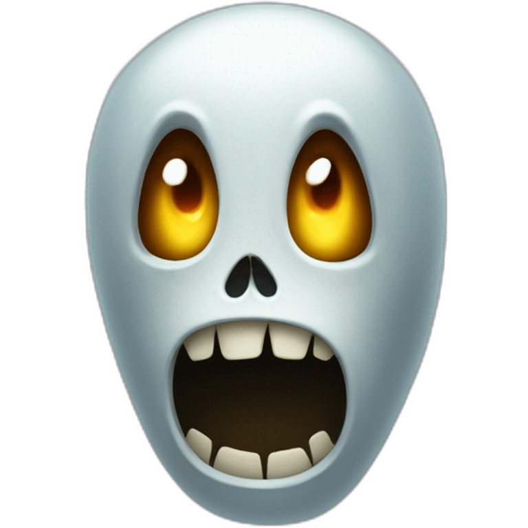 Scary Ghost emoji