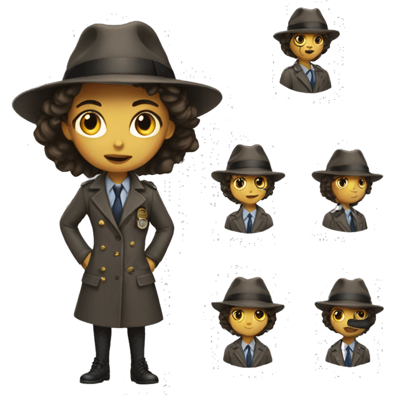 Detective girl emoji