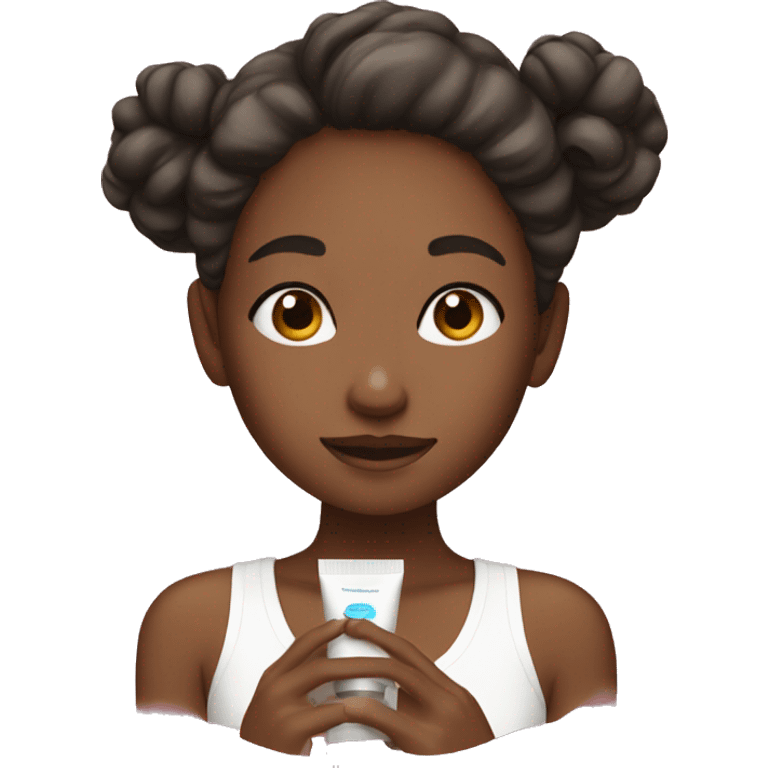 girl do skincare  emoji