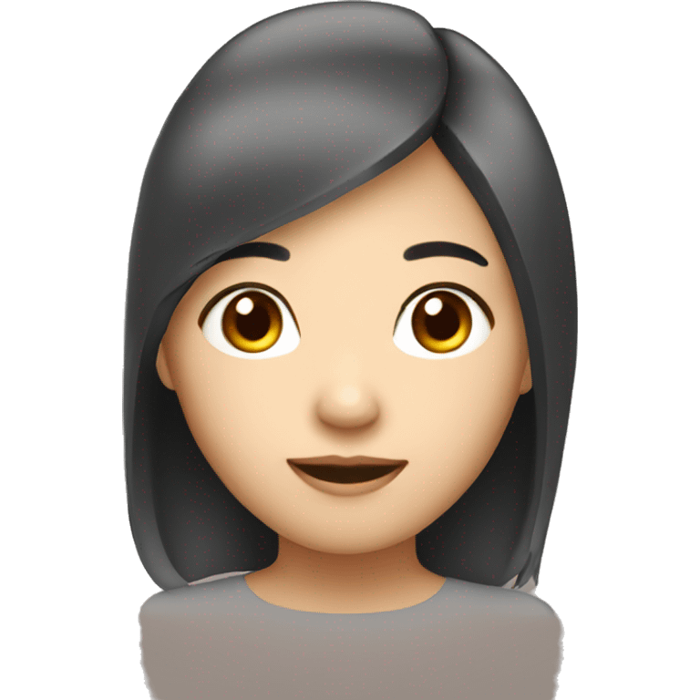 Asian girl emoji