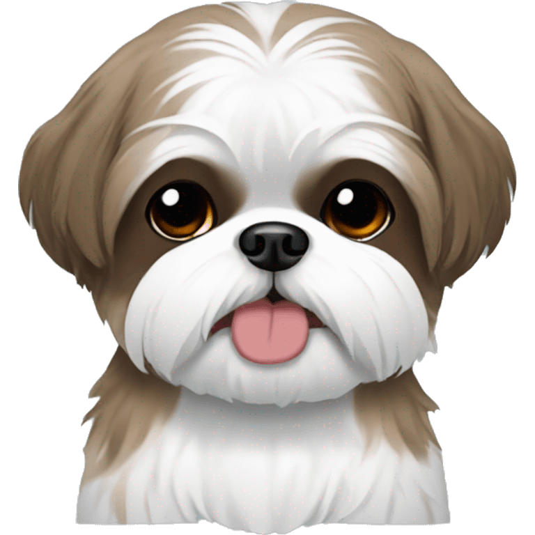 Shihtzu emoji styled animated  emoji