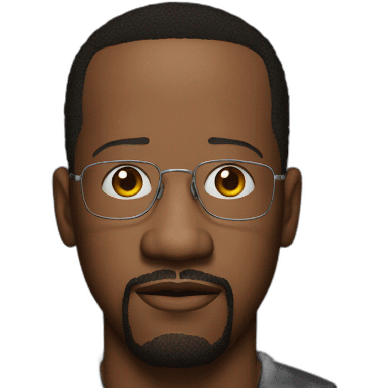 actor martin lawrence serious with no glasses emoji