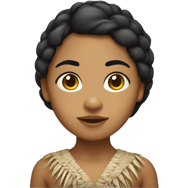 Maori girl emoji