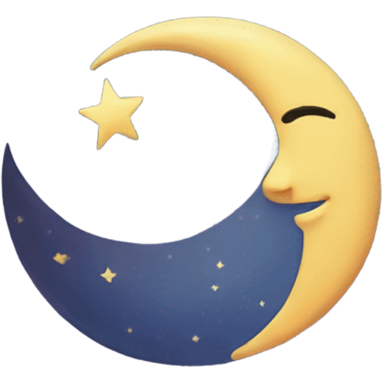 Crescent moon emoji