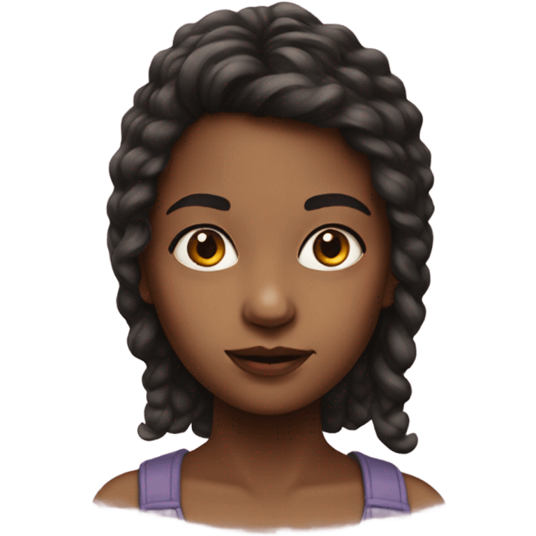 realistic portrait of girl emoji