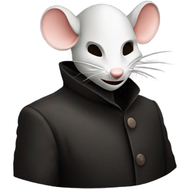 Rat in a Guy fawkes anonymous mask  emoji