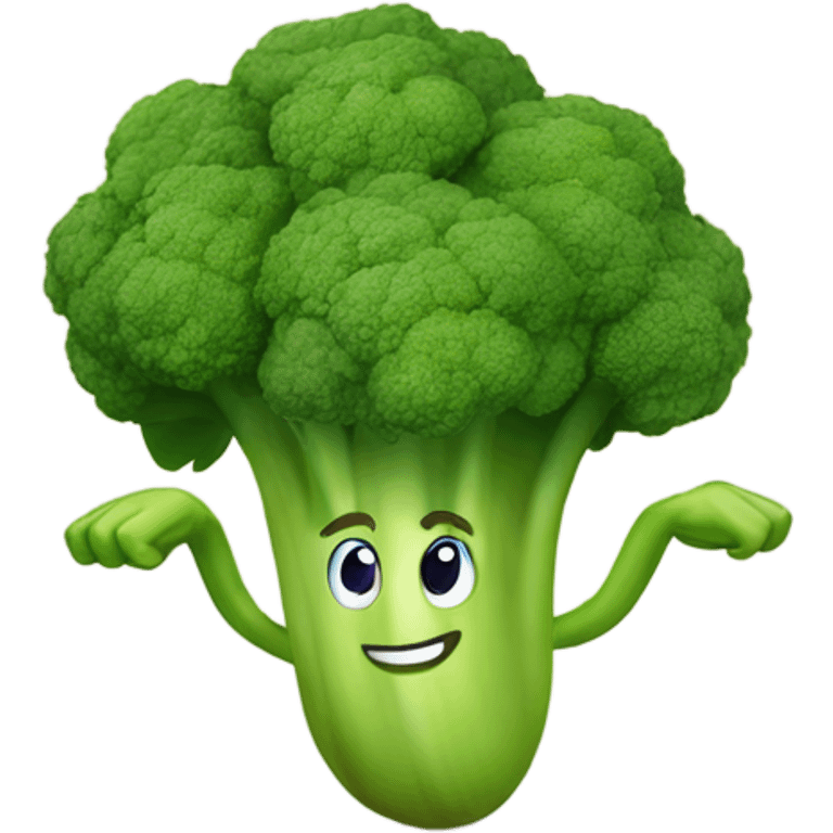 sprinting broccoli joyfully  emoji