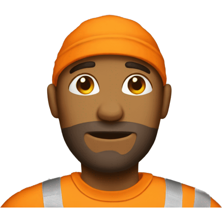 Orange prisoner emoji