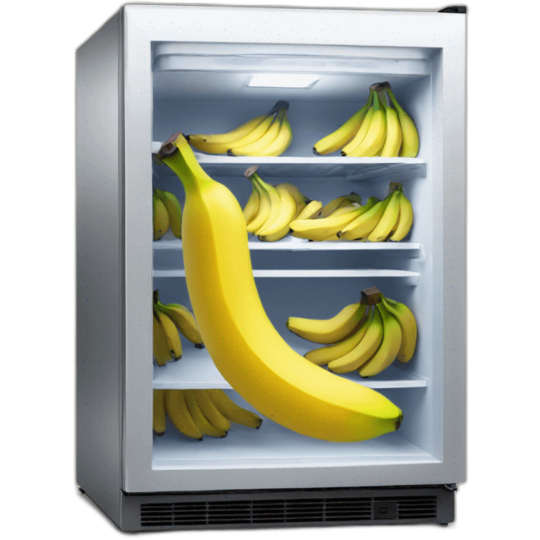 Banana inside fridge emoji