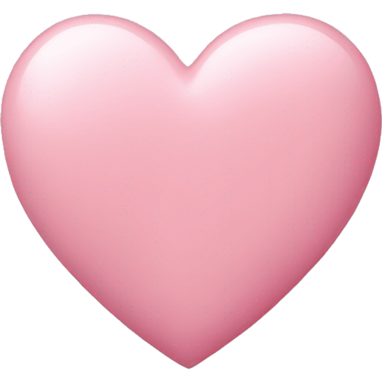 Pastell Pink heart emoji