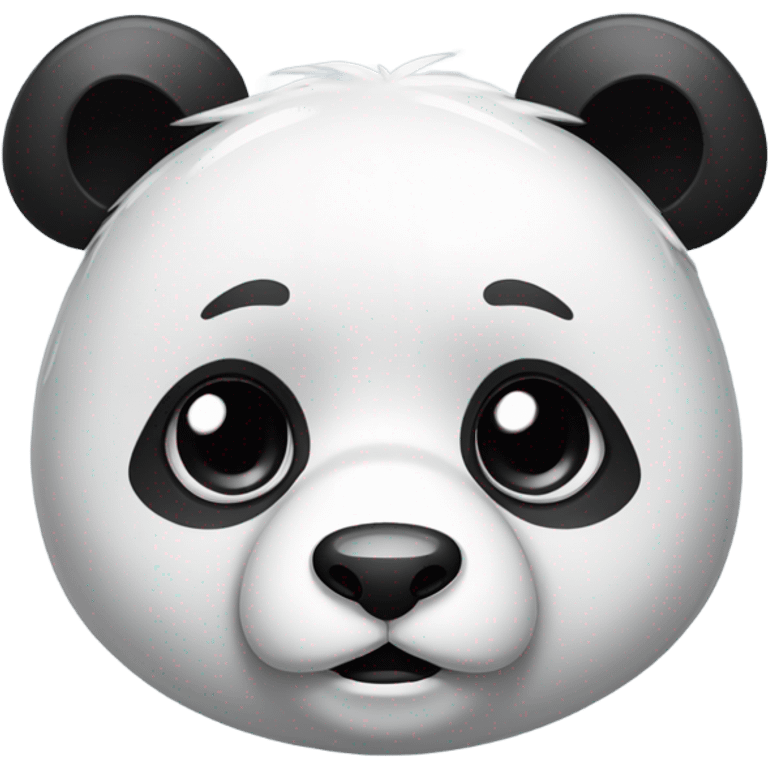 Sweaty panda emoji