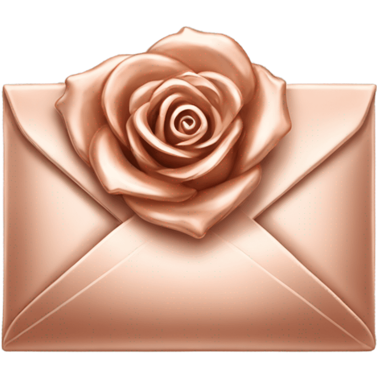 Rose gold envalope  emoji