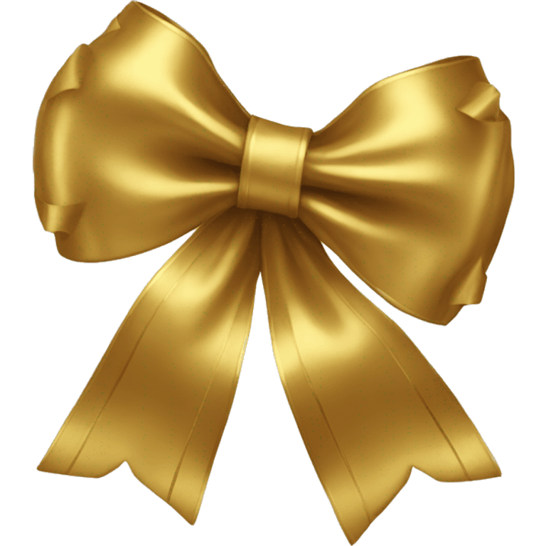 Gold bow  emoji