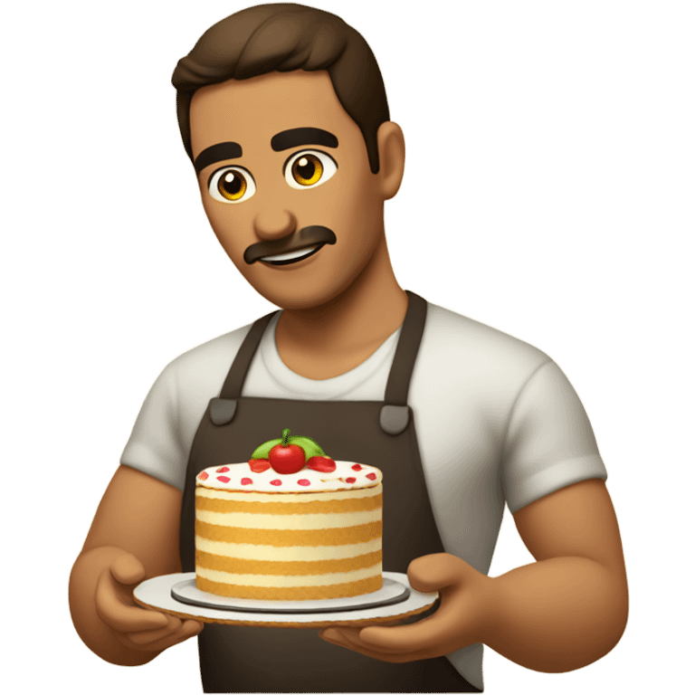 Mexican baking a cake emoji