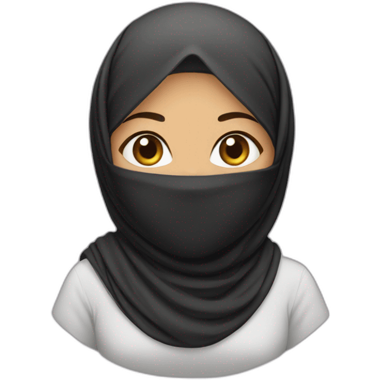 Arabe en hijab emoji