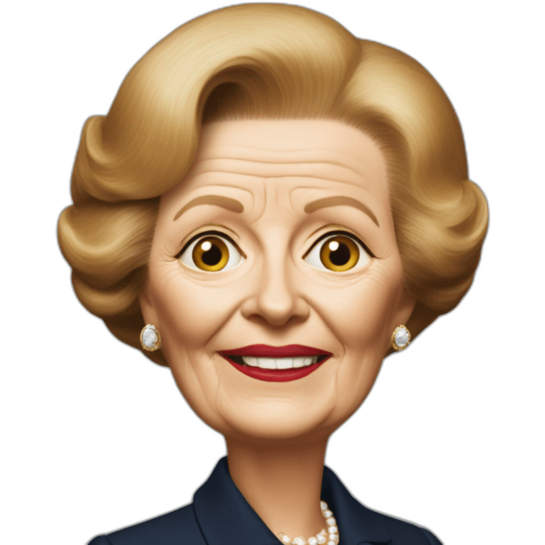 Margaret Thatcher shaking her big sexy butt emoji