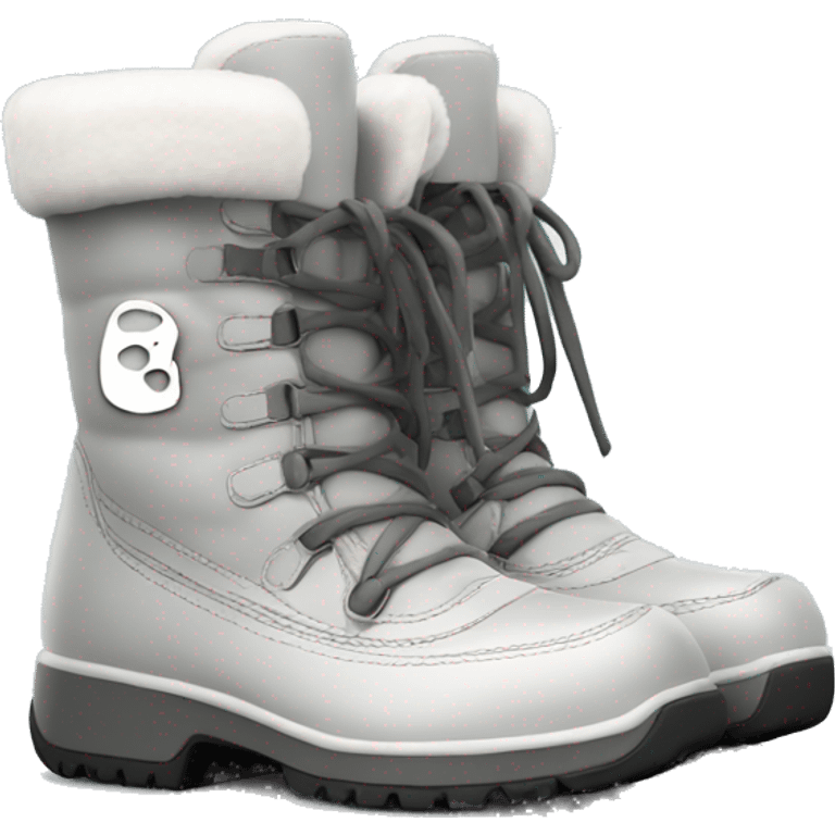 Moon boots winter boots emoji