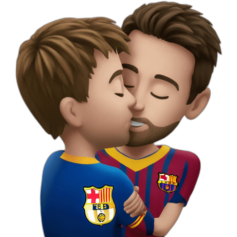 cristiani kiss messi emoji