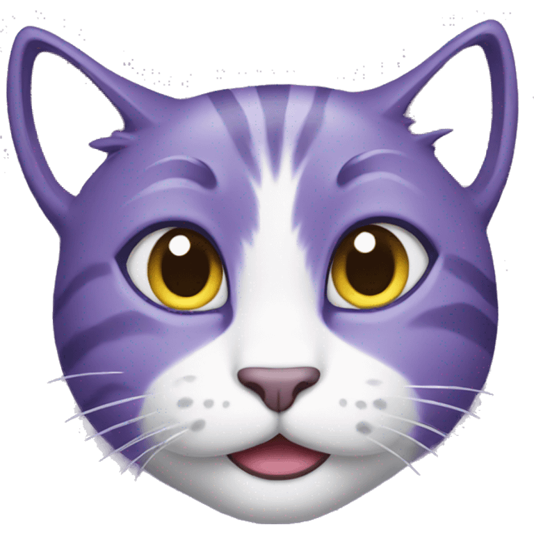 Purple cat emoji