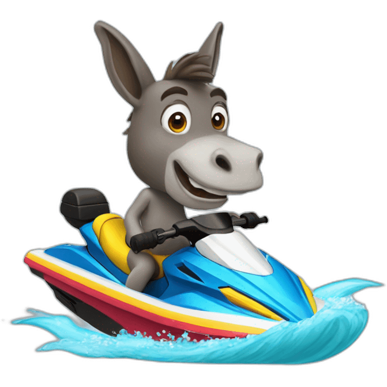 donkey jetski emoji