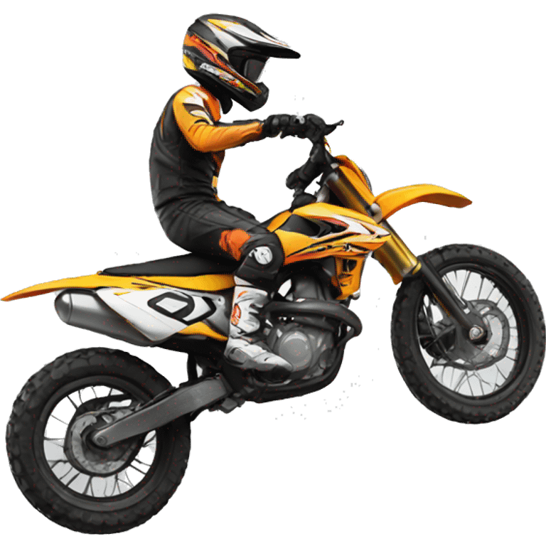 Motocross emoji