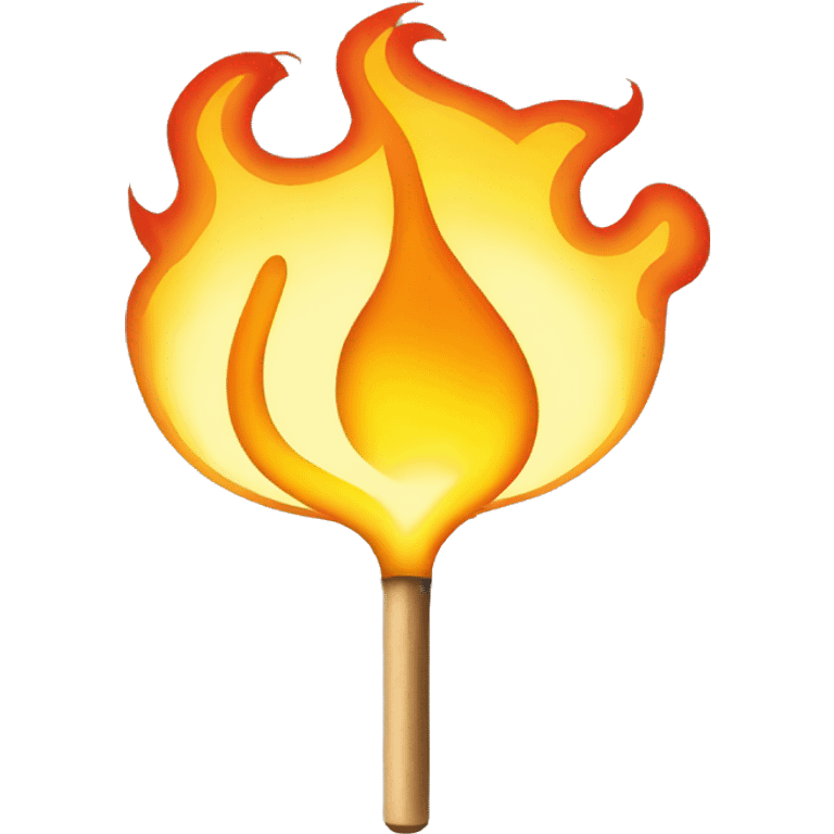 flaming match emoji