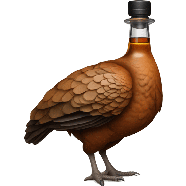 Wild turkey whiskey emoji