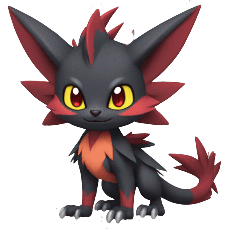 Noivern-Litten-Zoroark full body emoji