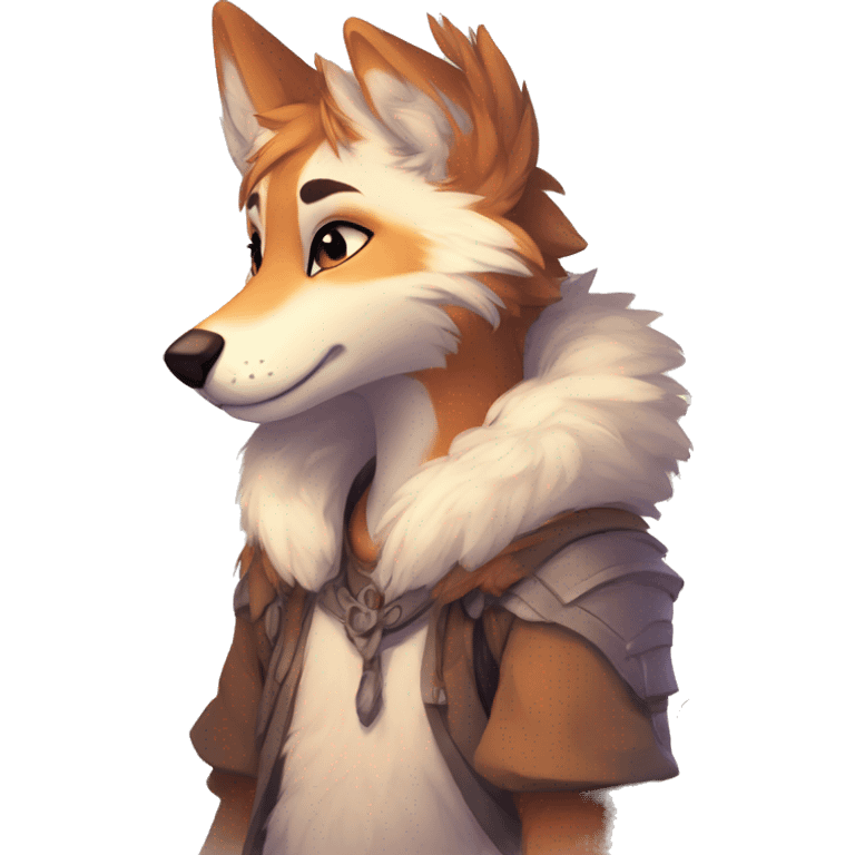 Shy anthro furry by Falvie, LiLaiRa, griffsnuff, AngieWolf emoji