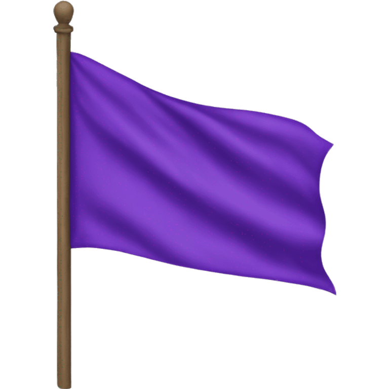 Purple flag emoji