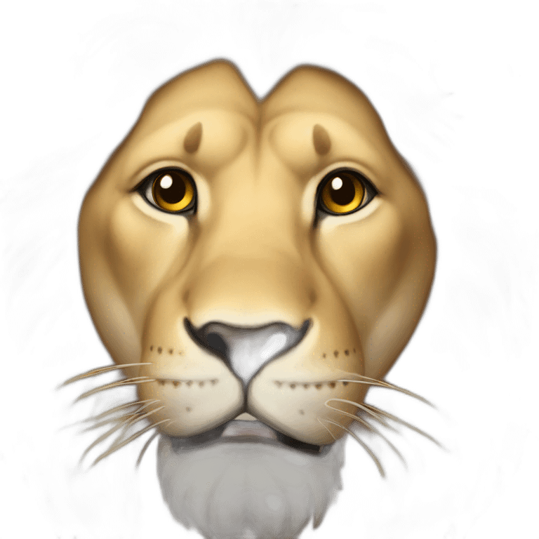 Study lion emoji