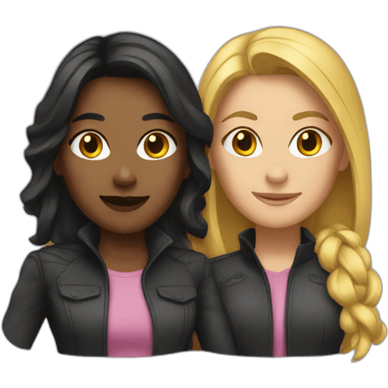 female dynamic duo emoji